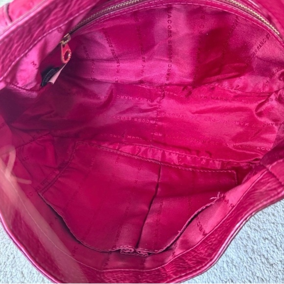 Marc by Marc Jacobs Leather Satchel Crossbody Burgundy - Picture 11 of 16